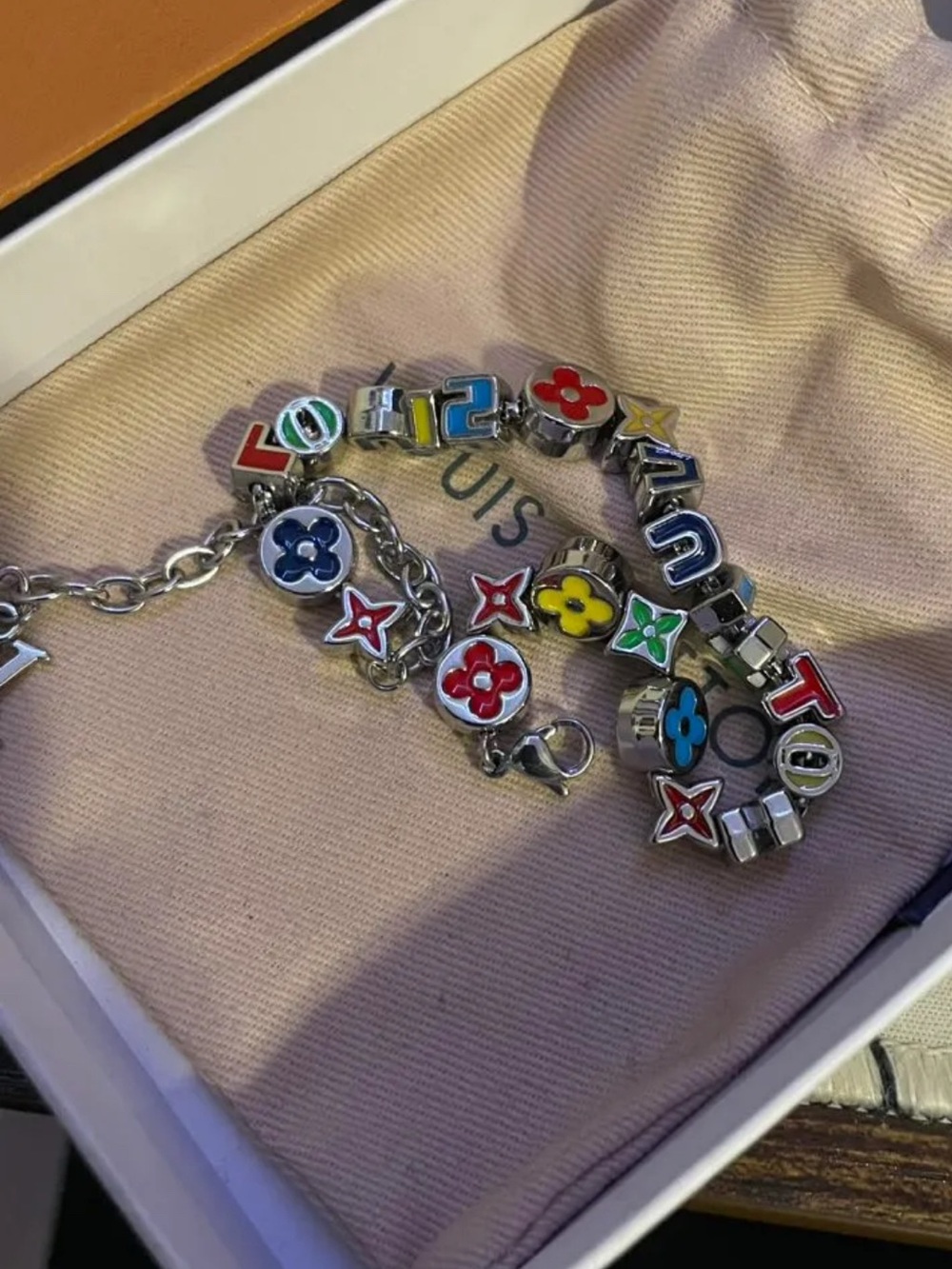 Multicolor Charm Bracelet